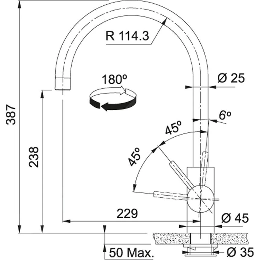Franke Eos Neo - Grifo De Fregadero FC 0044.501, Acero Inoxidable 115.0590.044 4 Franke Eos Neo - Grifo De Fregadero FC 0044.501, Acero Inoxidable 115.0590.044 - Imagen 2