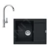 Franke Conjuntos De Cocina - Conjunto G165, Fregadero De Fragranite MRG 611-62 Y Grifo FP 0408.031, Negro Mate/cromo 114.0650.567 1 Franke Conjuntos De Cocina - Conjunto G165, Fregadero De Fragranite MRG 611-62 Y Grifo FP 0408.031, Negro Mate/cromo 114.0650.567 -Franke 117f601009ac42399db8bb05