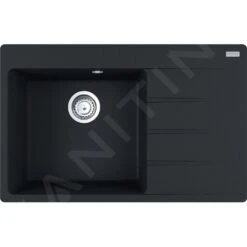 Franke Conjuntos De Cocina - Conjunto G216, Fregadero De Fragranite CNG 611-78 TL/2 Y Grifo Samoa, Negro Mate/cromo 114.0650.798 -Franke 140584b3d5735816d86e3d58