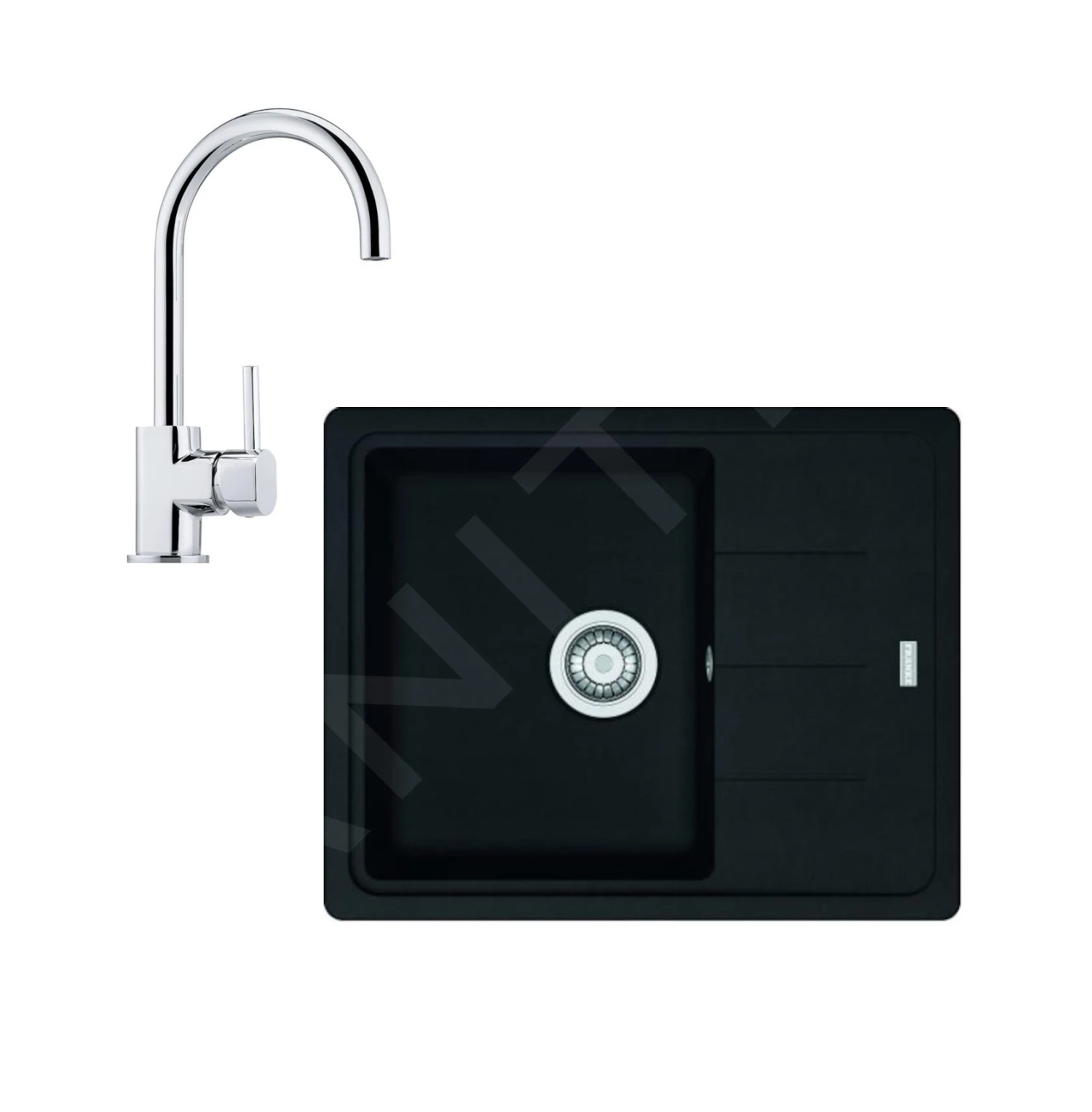 Franke Conjuntos De Cocina - Conjunto De Cocina G54, Fregadero De Fragranite BFG 611-62 Y Grifo FC 650.031, Negro Mate/cromo 114.0675.659 3 Franke Conjuntos De Cocina - Conjunto De Cocina G54, Fregadero De Fragranite BFG 611-62 Y Grifo FC 650.031, Negro Mate/cromo 114.0675.659