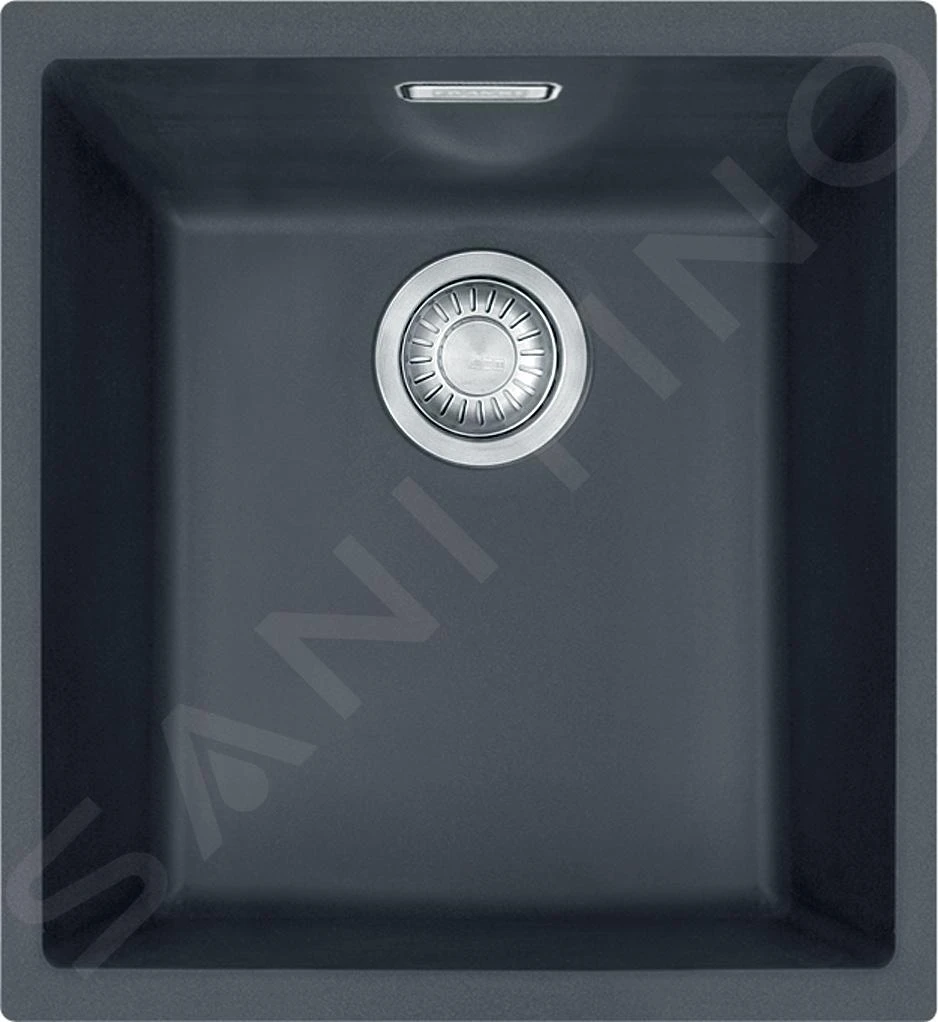 Franke Sirius - Fregadero De Tectonite SID 110-34, 365x440 Mm, Negro 125.0363.785