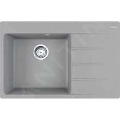 Franke Conjuntos De Cocina - Conjunto G216, Fregadero De Fragranite CNG 611-78 TL/2 Y Grifo Samoa, Piedra Gris/cromo 114.0650.797 -Franke 18c0a69b2cf4f43f3bb029b1 1