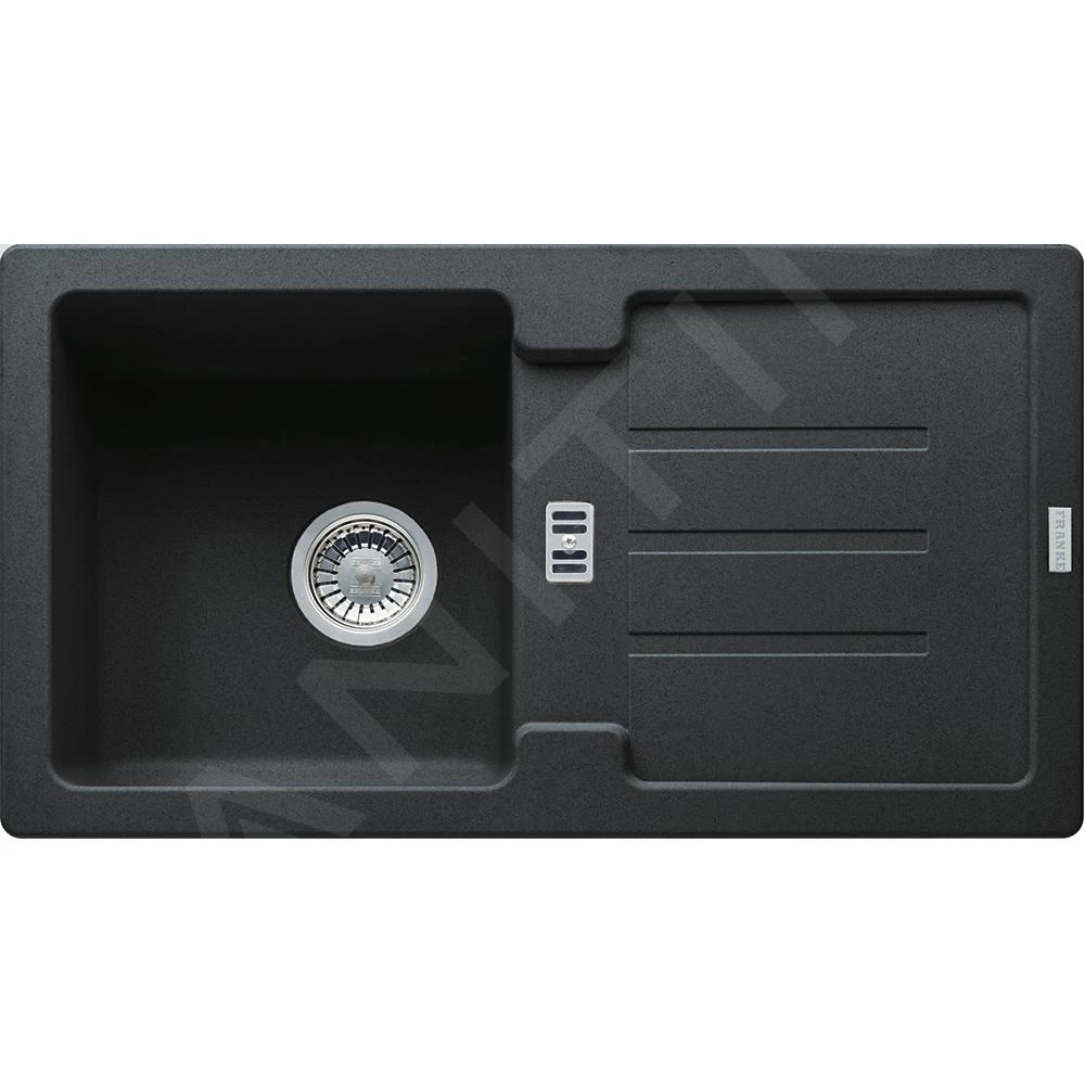 Franke Strata - Fregadero De Fragranite STG 614-78, 780x435 Mm, ónix 114.0369.390