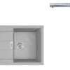 Franke Conjuntos De Cocina - Conjunto T82, Fregadero De Tectonite S2D 611-78 Y Grifo FN 0147.031, Gris/cromo 143.0618.718 -Franke 1cc2bc4c78cf345066e86caa