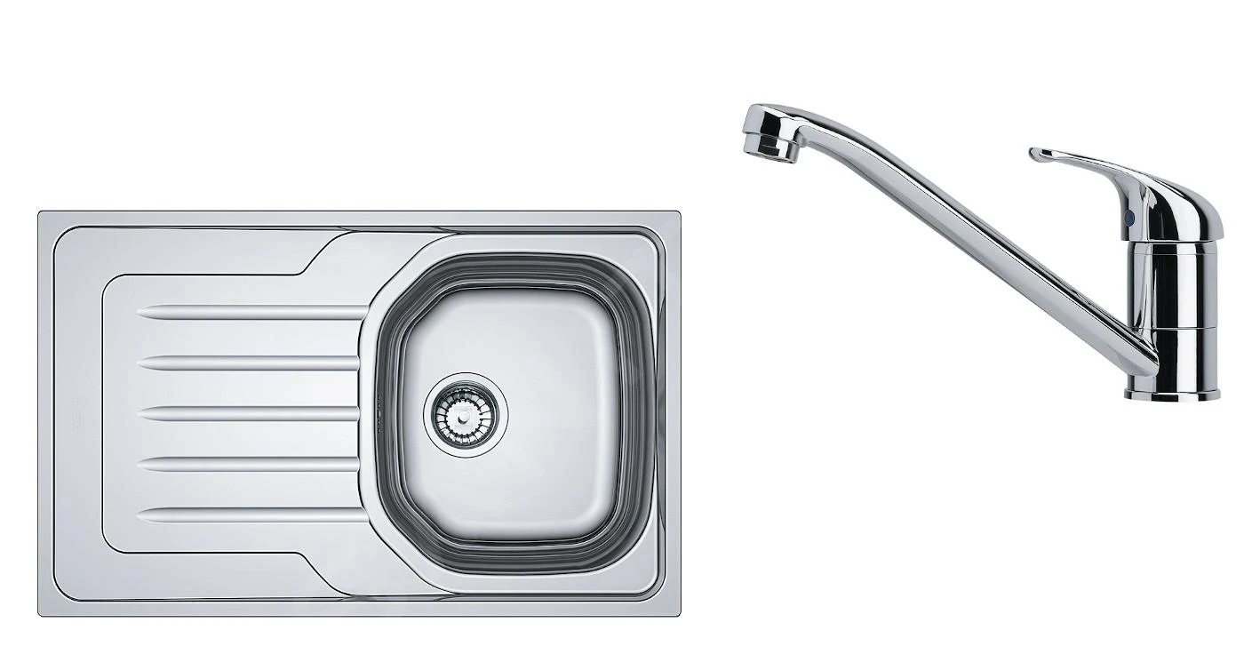 Franke Conjuntos De Cocina - Conjunto N74, Fregadero De Acero Inoxidable OLN 611-79 Y Grifo FB 250.031, Acero Inoxidable/cromo 101.0618.829 3 Franke Conjuntos De Cocina - Conjunto N74, Fregadero De Acero Inoxidable OLN 611-79 Y Grifo FB 250.031, Acero Inoxidable/cromo 101.0618.829