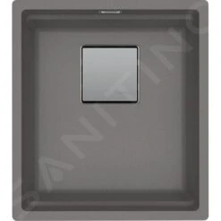 Franke Kubus 2 - Fregadero De Fragranite KNG 110-37, 410x460 Mm, Piedra Gris 125.0671.880