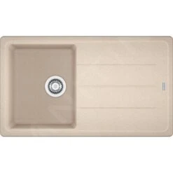Franke Basis - Fregadero De Fragranite BFG 611-86, 860x500 Mm, Mechas De Arena 114.0494.914