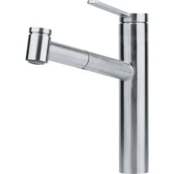 Franke Tango Neo - Grifo De Fregadero FC 6389.501 Con Ducha Extraíble, Acero Inoxidable 115.0596.389