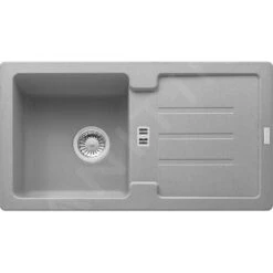 Franke Strata - Fregadero De Fragranite STG 614-78, 780x435 Mm, Piedra Gris 114.0369.423
