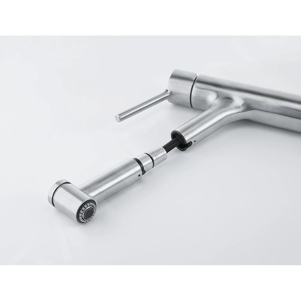 Franke Taros Neo - Grifo De Fregadero FC 6386.501 Con Ducha Extraíble, Acero Inoxidable 115.0596.386 5 Franke Taros Neo - Grifo De Fregadero FC 6386.501 Con Ducha Extraíble, Acero Inoxidable 115.0596.386 - Imagen 3