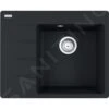 Franke Centro - Fregadero De Fragranite CNG 611-62 TL/7, 620x500 Mm, Negro Mate 114.0637.434 -Franke 42a1ee6877a810c221fc53d1
