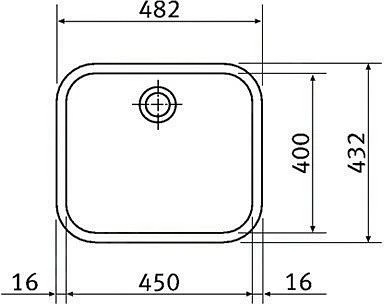 Franke Galassia - Fregadero GAX 110-45, 482x432 Mm, Acero Inoxidable 122.0021.440 4 Franke Galassia - Fregadero GAX 110-45, 482x432 Mm, Acero Inoxidable 122.0021.440 - Imagen 2