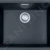 Franke Sirius - Fregadero De Tectonite SID 110-50, 525x440 Mm, Negro 125.0363.789