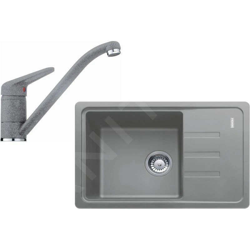 Franke Conjuntos De Cocina - Conjunto De Cocina G117, Fregadero De Fragranite BSG 611-62, Piedra Gris + Grifo FC 9541.084, Piedra Gris 114.0440.712 3 Franke Conjuntos De Cocina - Conjunto De Cocina G117, Fregadero De Fragranite BSG 611-62, Piedra Gris + Grifo FC 9541.084, Piedra Gris 114.0440.712