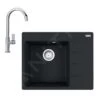 Franke Conjuntos De Cocina - Conjunto G214, Fregadero De Fragranite CNG 611-62 TL/2 Y Grifo FP 0408.031, Negro Mate/cromo 114.0650.764 1 Franke Conjuntos De Cocina - Conjunto G214, Fregadero De Fragranite CNG 611-62 TL/2 Y Grifo FP 0408.031, Negro Mate/cromo 114.0650.764 -Franke 4aef6dca09913ce69de94919