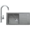 Franke Conjuntos De Cocina - Conjunto De Cocina G119, Fregadero De Fragranite BSG 611-78/39 + Grifo FP 0408.031, Piedra Gris/cromo 114.0441.165 -Franke 4cd6033035e47cb51ddfe68f