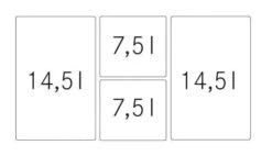 Franke Sortery - Cubo De Basura Integrado Easysort 600-2-2 121.0494.193 -Franke 4e5421280ddb951dada6d156