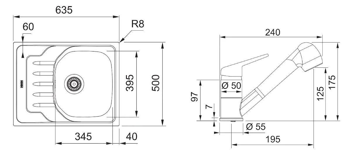 Franke Conjuntos De Cocina - Conjunto N73, Fregadero De Acero Inoxidable OLN 611-63 Y Grifo FC 9547.031, Acero Inoxidable/cromo 101.0618.834 4 Franke Conjuntos De Cocina - Conjunto N73, Fregadero De Acero Inoxidable OLN 611-63 Y Grifo FC 9547.031, Acero Inoxidable/cromo 101.0618.834 - Imagen 2