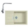 Franke Conjuntos De Cocina - Set T88, Tectonitový Dřez S2D 611-78 XL Y Grifo FN 0147.031, Beige/cromo 143.0675.736