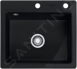 Franke Mythos - Fregadero De Cerámica MTK 610-58, 580x510 Mm, Onyx 124.0335.851