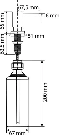 Franke Cube - Dispensador De Jabón, 500 Ml, Cromo 119.0281.893 -Franke 5dba2028a269cea45ea61800