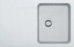 Franke Orion - Fregadero De Tectonite OID 611-78, 780x500 Mm, Blanco 114.0288.585