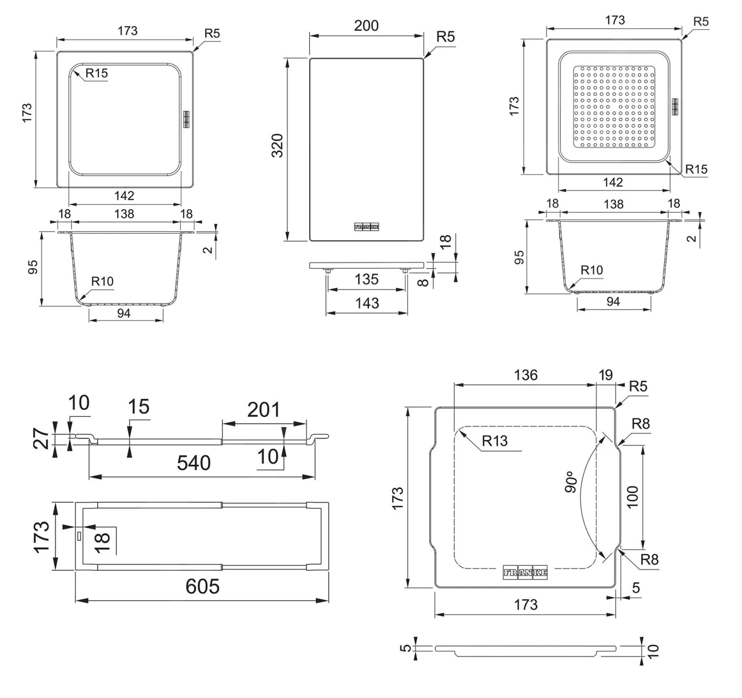 Franke Accesorios - Kit ALL-IN 2, Juego De 5 Accesorios De Fregadero 112.0655.482 4 Franke Accesorios - Kit ALL-IN 2, Juego De 5 Accesorios De Fregadero 112.0655.482 - Imagen 2