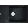 Franke Maris - Fregadero De Fragranite MRG 611-78 BB, 780x500 Mm, Negro Mate 114.0637.575 -Franke 768ee78bc9d50478e6f16a7d