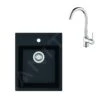 Franke Conjuntos De Cocina - Conjunto De Cocina T100, Tectonitový Dřez SID 610-40 Y Grifo FP 9000.031, Negro/cromo 143.0675.704 2 Franke Conjuntos De Cocina - Conjunto De Cocina T100, Tectonitový Dřez SID 610-40 Y Grifo FP 9000.031, Negro/cromo 143.0675.704 -Franke 773757daee497cdc7cee8067