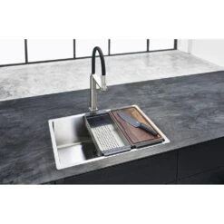 Franke Accesorios - Caja Con Accesorios Para Fregadero, Acero Inoxidable/plástico Negro 112.0619.946 -Franke 808daaa125b4d9a6632f1256