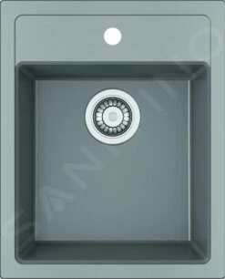 Franke Sirius - Fregadero De Tectonite SID 610-40, 430x530 Mm, Gris 114.0503.044