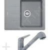 Franke Conjuntos De Cocina - Conjunto De Cocina G55, Fregadero De Granito BFG 611-62, Piedra Gris + Grifo FG 9547, Piedra Gris 114.0323.821 -Franke 8fddb1e26456bc73fdca6c3b