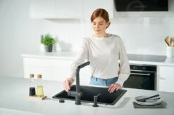 Franke Active New - Grifo De Fregadero FN 6110.901 Con Ducha Extraíble, Negro Mate 115.0653.382 -Franke 910f45ed3899650b4c6425b3