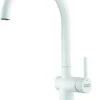 Franke Active - Grifo De Fregadero FN 4089.902, Blanco Mate 115.0653.399
