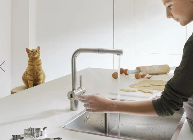 Franke Atlas Neo - Grifo De Fregadero Electrónico FC 5489.501, Acero Inoxidable 115.0625.489 7 Franke Atlas Neo - Grifo De Fregadero Electrónico FC 5489.501, Acero Inoxidable 115.0625.489 - Imagen 5