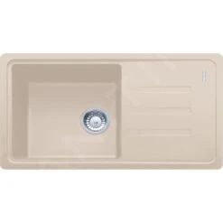 Franke Malta - Fregadero De Fragranite BSG 611-78/39, 780x435 Mm, Sahara 114.0395.153