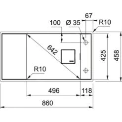 Franke Fresno - Fregadero De Fragranite FSG 211/111, 860x458 Mm, Roca Gris 135.0652.560 6 Franke Fresno - Fregadero De Fragranite FSG 211/111, 860x458 Mm, Roca Gris 135.0652.560 -Franke 99323ecddbb5ebf488693bc3