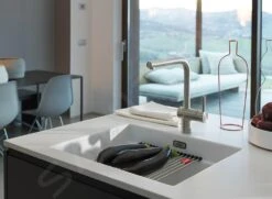 Franke Kubus 2 - Fregadero De Fragranite KNG 110-52, 560x460 Mm, Blanco Hielo 125.0641.421 -Franke 9bde3f99418113a0e31f2893