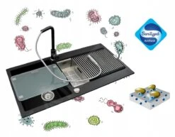 Franke Conjuntos De Cocina - Conjunto G214, Fregadero De Fragranite CNG 611-62 TL/2 Y Grifo FP 0408.031, ónix/cromo 114.0650.762 -Franke PHOTO 133