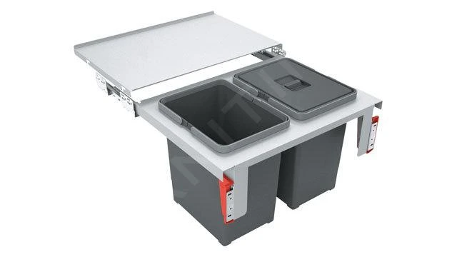 Franke Sortery - Cubo De Basura Integrado Garbo 60-2 121.0284.027 3 Franke Sortery - Cubo De Basura Integrado Garbo 60-2 121.0284.027