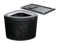Franke Sortery - Cubo De Basura Integrado Solo 50 Mm, Negro 121.0307.568