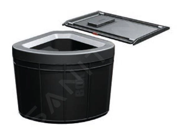 Franke Sortery - Cubo De Basura Integrado Solo 50 Mm, Negro 121.0307.568 3 Franke Sortery - Cubo De Basura Integrado Solo 50 Mm, Negro 121.0307.568