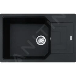 Franke Urban - Fregadero De Fragranite UBG 611-78 BB, 780x500 Mm, ónix 114.0652.403