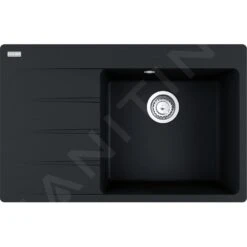 Franke Conjuntos De Cocina - Conjunto G227, Fregadero De Fragranite CNG 611-78 TL/7 Y Grifo FC 3055.071, Negro Mate/cromo 114.0675.670 -Franke a958eb8f43407ee26c90141d