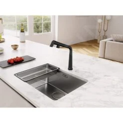 Franke Icon - Grifo De Fregadero FG 5185.901, Negro Mate 115.0625.187 -Franke aceba2eadabf65168ccf1369