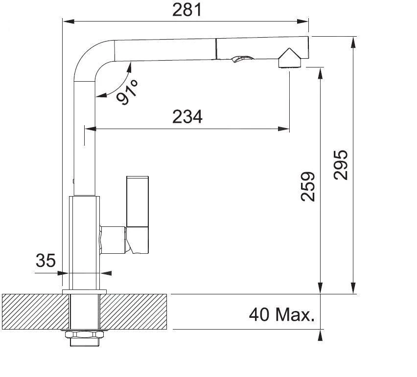 Franke Grifería - Grifo De Fregadero FG 0392.094, Cromo/blanco Hielo 115.0392.368 4 Franke Grifería - Grifo De Fregadero FG 0392.094, Cromo/blanco Hielo 115.0392.368 - Imagen 2