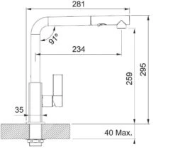 Franke Grifería - Grifo De Fregadero FG 0392.084, Cromo/piedra Gris 115.0392.369 -Franke ae68dd8d576fadfd875851bd 4