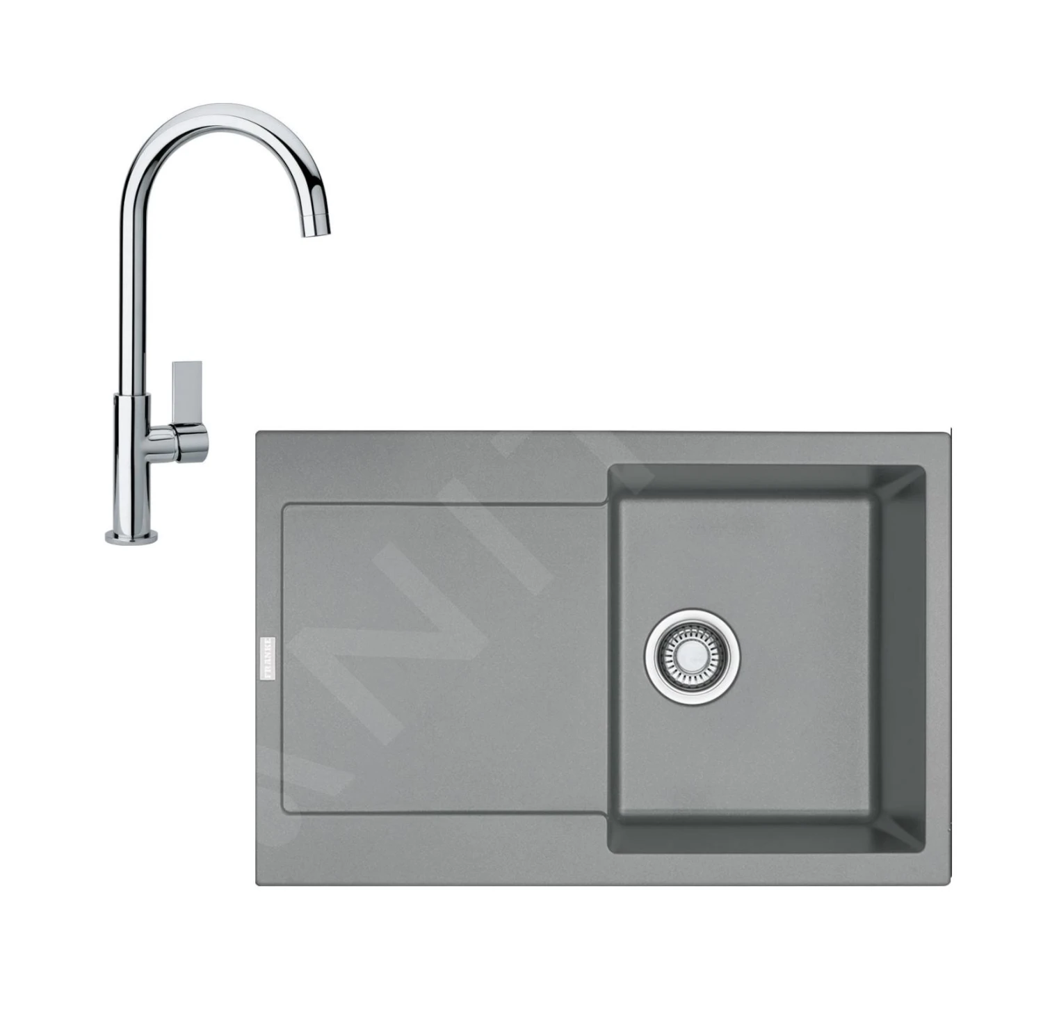 Franke Conjuntos De Cocina - Conjunto De Cocina G167, Fregadero De Fragranite MRG 611 Y Grifo FP 0408.031, Roca Gris/cromo 114.0587.944 3 Franke Conjuntos De Cocina - Conjunto De Cocina G167, Fregadero De Fragranite MRG 611 Y Grifo FP 0408.031, Roca Gris/cromo 114.0587.944