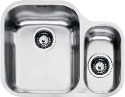 Franke Armonia - Fregadero AMX 160/2, 580x450 Mm, Acero Inoxidable 122.0021.448