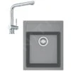 Franke Conjuntos De Cocina - Conjunto De Cocina T50, Fregadero De Tectonite SID 610-40 Y Grifo Samoa, Gris/cromo 114.0508.402 2 Franke Conjuntos De Cocina - Conjunto De Cocina T50, Fregadero De Tectonite SID 610-40 Y Grifo Samoa, Gris/cromo 114.0508.402 -Franke bbf0c5f47471909255d0f1d0
